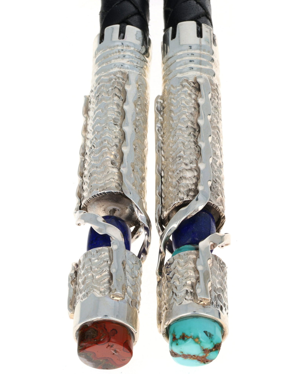 High Grade Natural Fox Turquoise Bolo Tie
