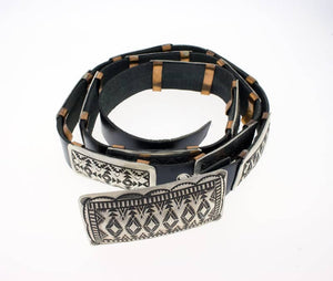 Ceinture concho en argent sterling plaqué