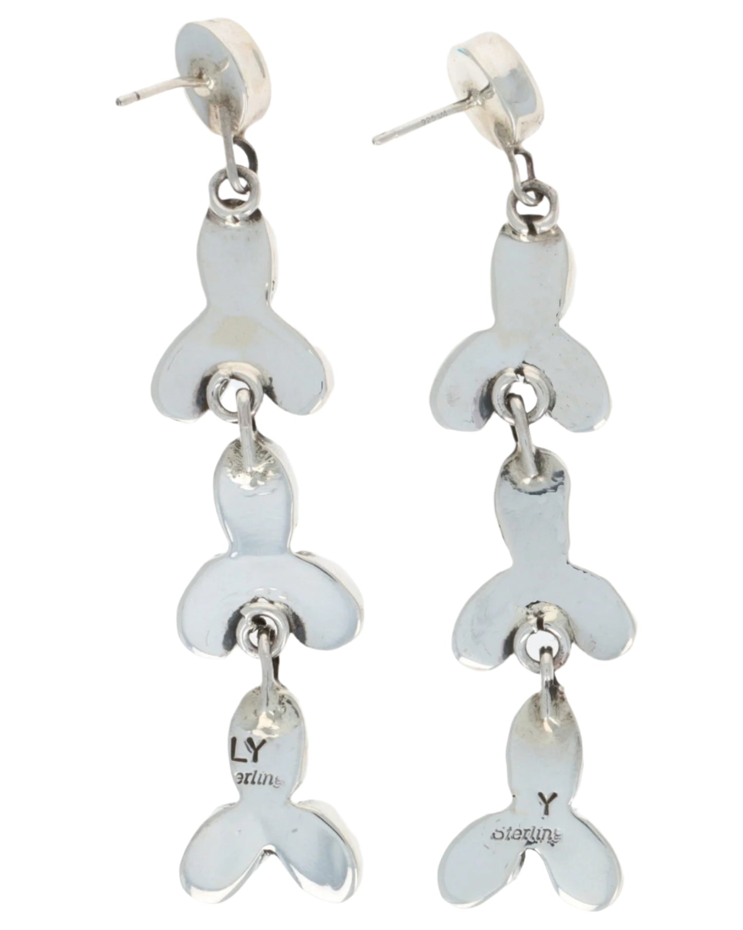 ナチュラルスリーピングビューティーターコイズイヤリング