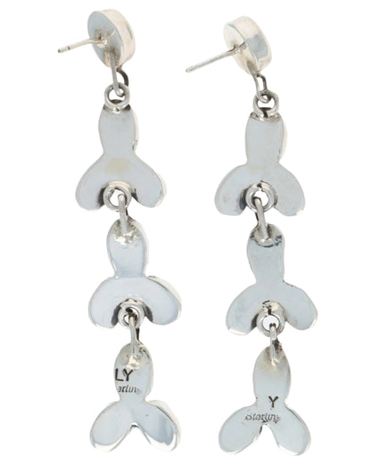 ナチュラルスリーピングビューティーターコイズイヤリング