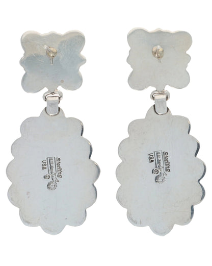 High Grade Natural #8 Turquoise Earrings