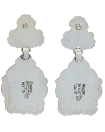 High Grade Natural #8 Turquoise Earrings