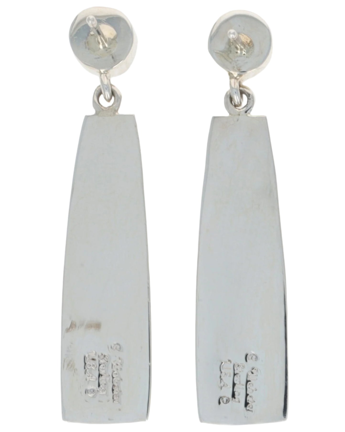 Orecchini di Turchese Naturale di Alta Qualità Cloud Mountain