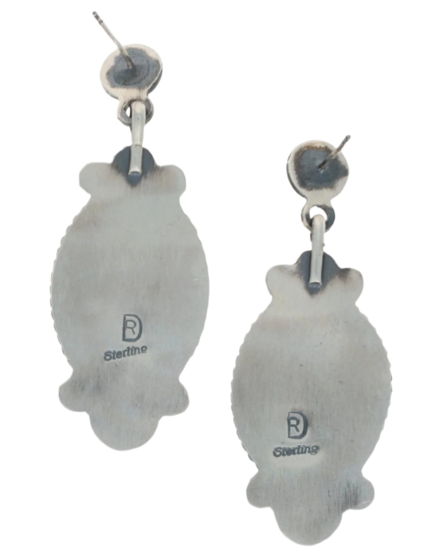 Natürlicher Kingman Türkis Dreifach Gestapelter Anhänger