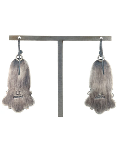 Natural Royston Ribbon Turquoise Earrings