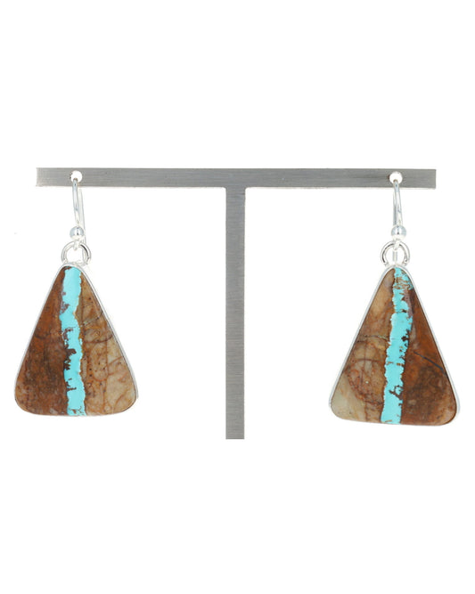 Boucles d'oreilles en turquoise naturelle Royston Ribbon