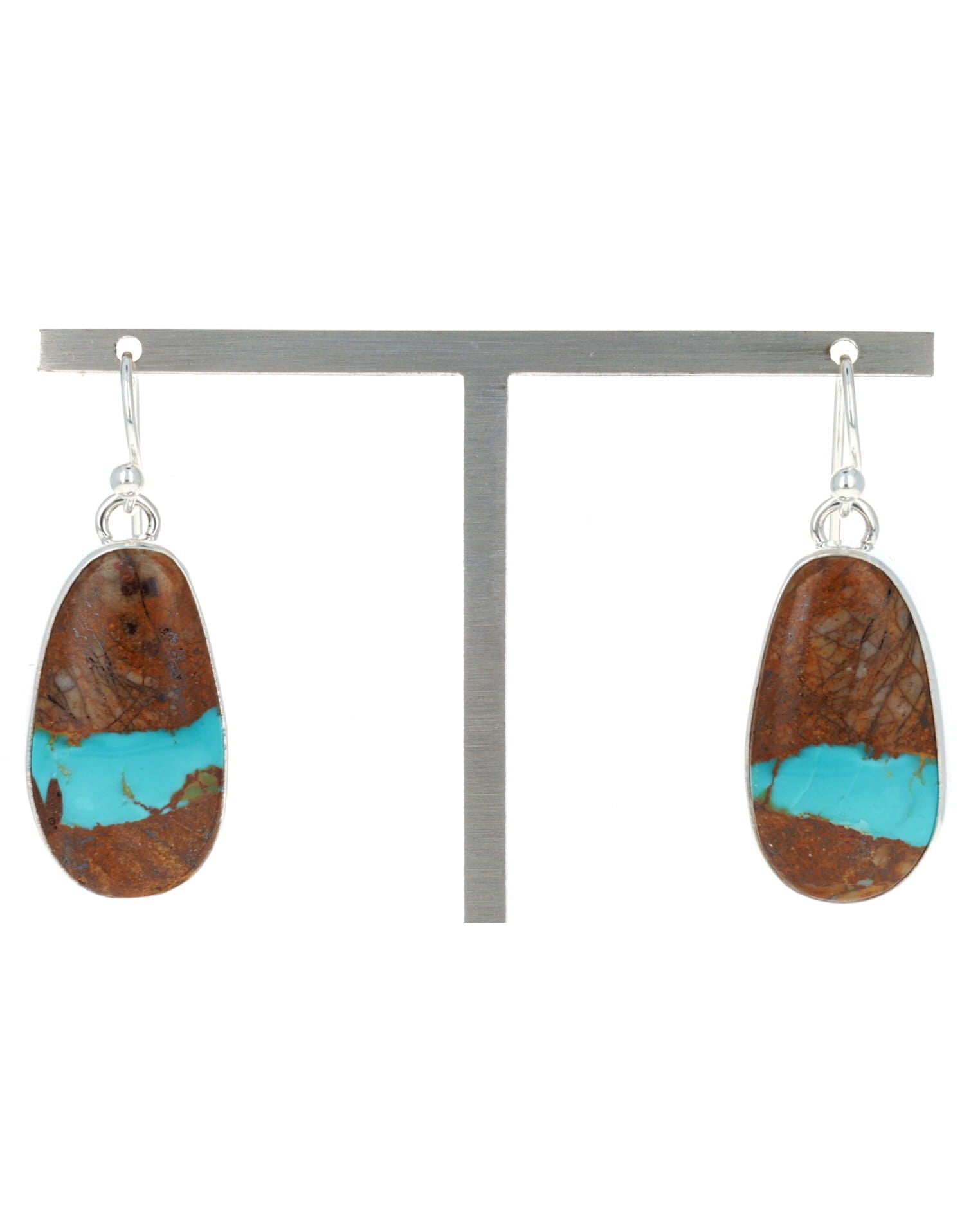 Boucles d'oreilles en turquoise naturelle Royston Ribbon