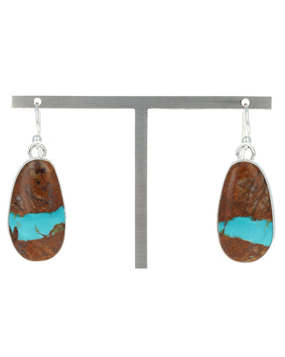 Boucles d'oreilles en turquoise naturelle Royston Ribbon