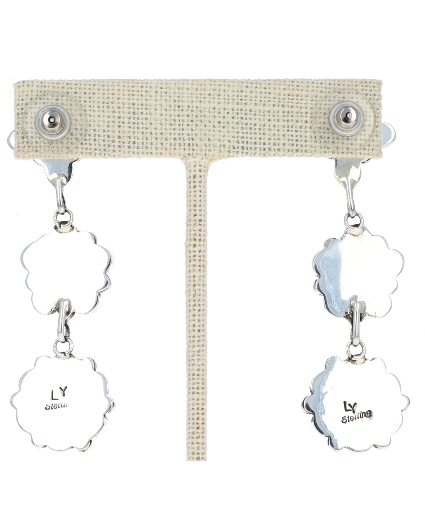 Natural Mediterranean Coral Cluster Earrings