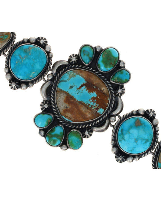 Sonoran Gold Turquoise & Natural Royston Boulder Turquoise Link Bracelet