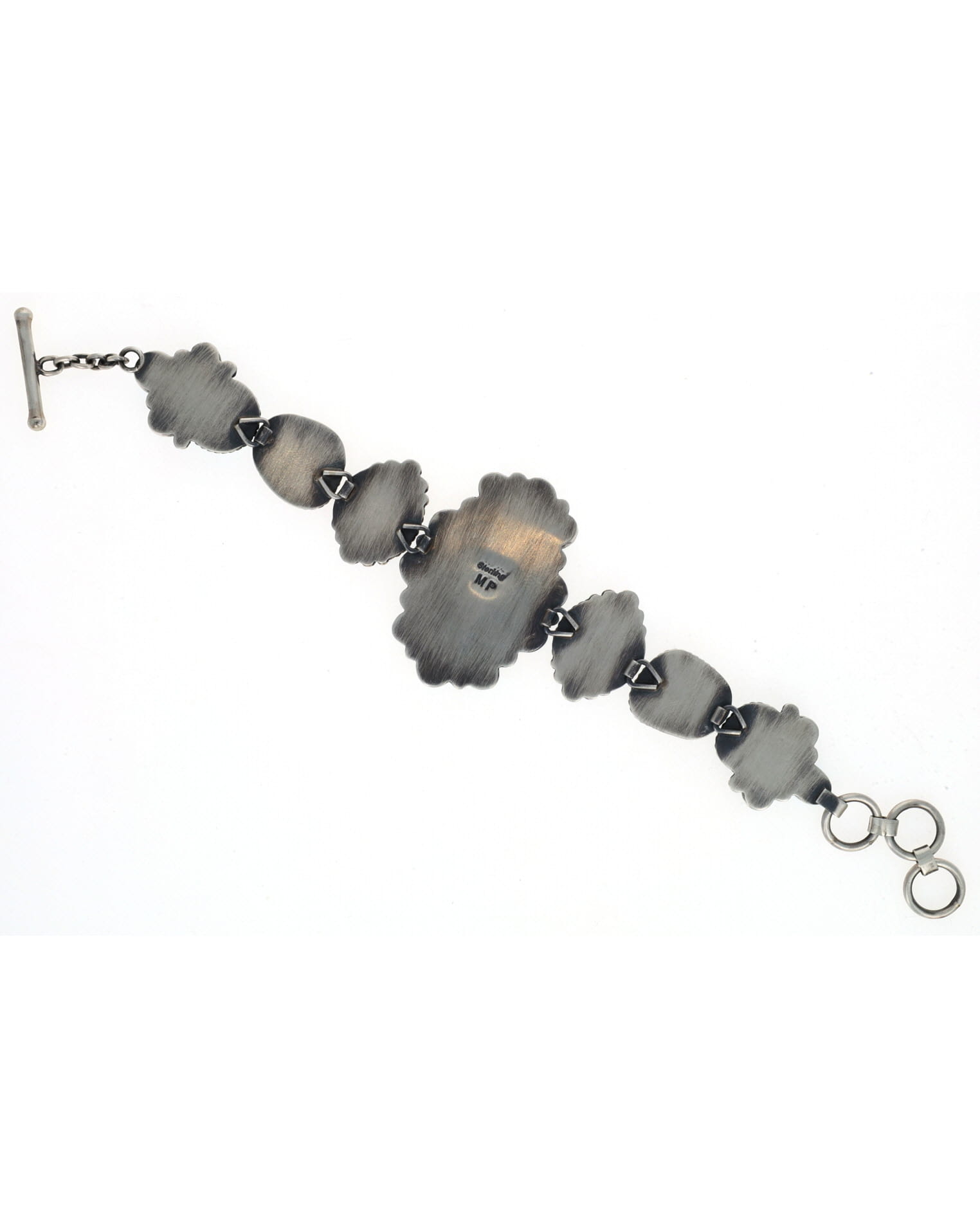 Sonoran Gold & Natural Royston Boulder Turquoise Link Bracelet