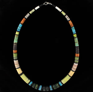 Absolventen-Multi-Color-Heishi-Halskette