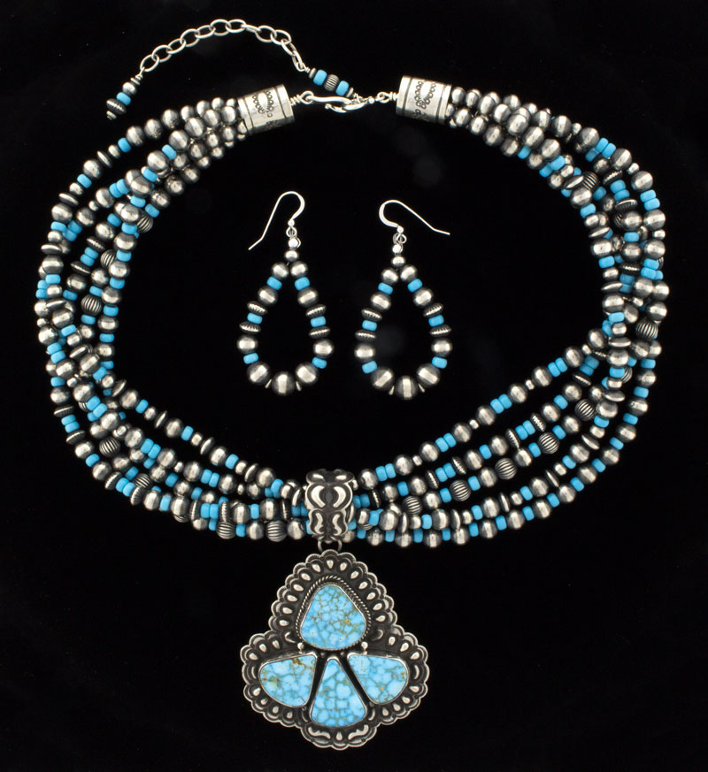 Geneva Apachito's Navajo Jewelry Collection - SilverTQ