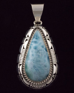 Pendente di Larimar Naturale