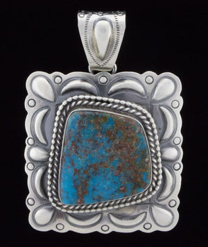 Pendente in Turchese Naturale di Bisbee