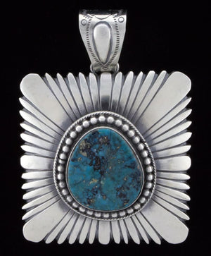 Natural Bisbee Turquoise Pendant