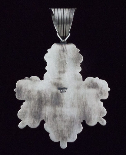 Pendentif en turquoise Sonoran Rose à 7 pierres