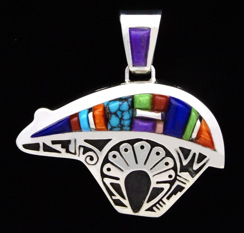 Cecil Ashley　カチーナ　インレイ　ネックレス　インディアンジュエリー Cecil Ashley's Navajo Jewelry Collection - SilverTQ