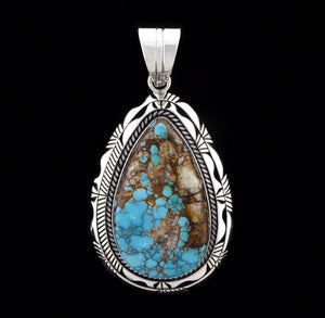 Natürlicher blauer Royston-Turquoise-Anhänger