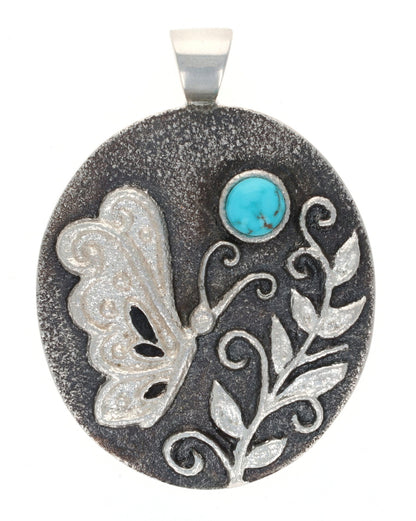 Ciondolo a farfalla in tufa fusa