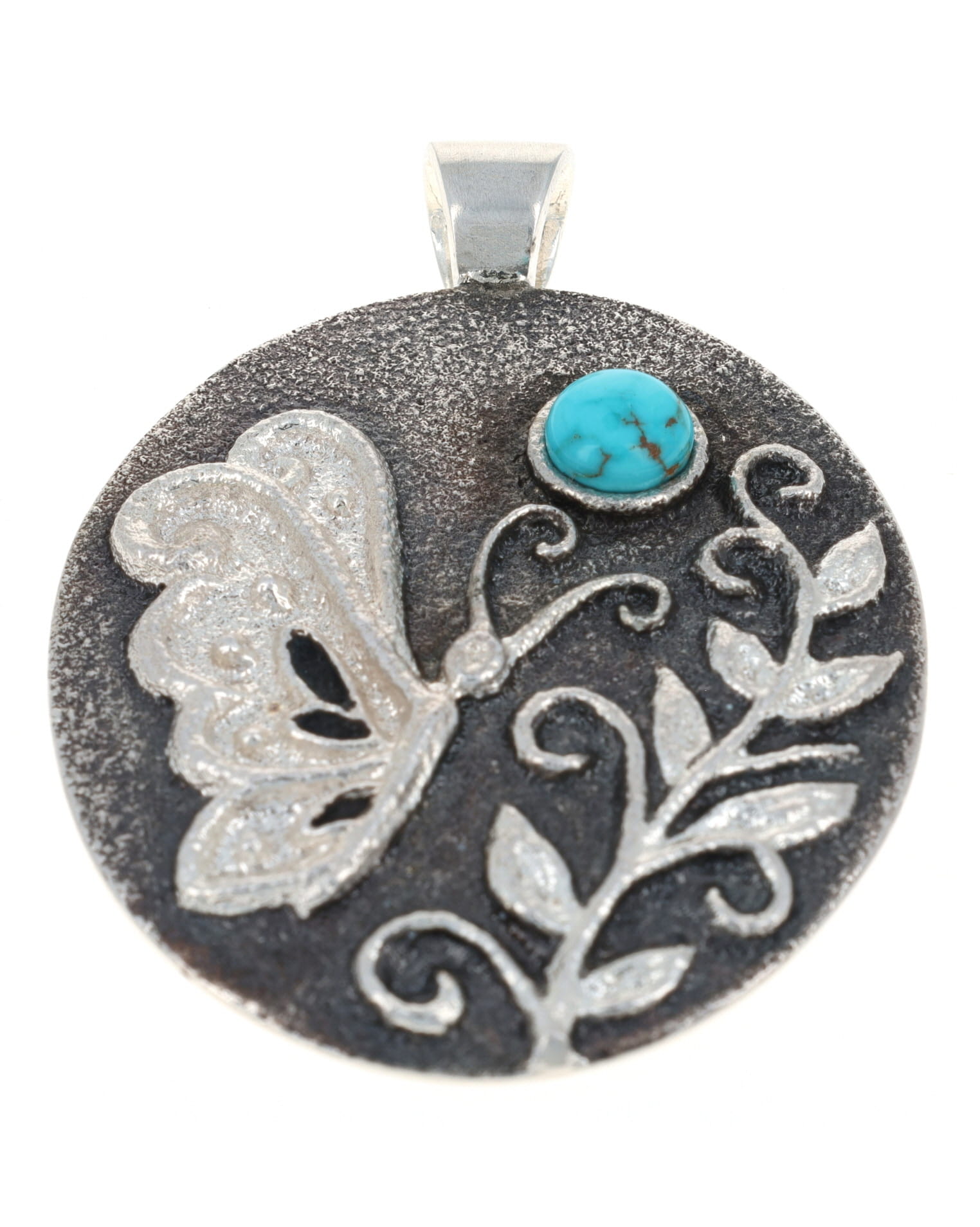 Ciondolo a farfalla in tufa fusa