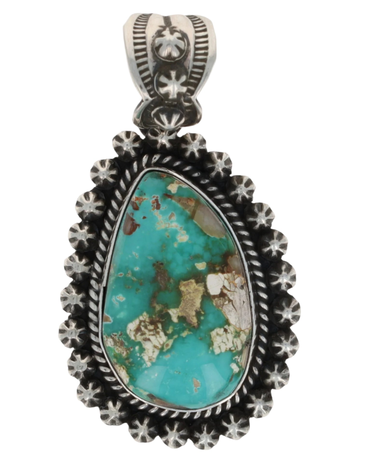 Pendentif en turquoise naturelle de Royston