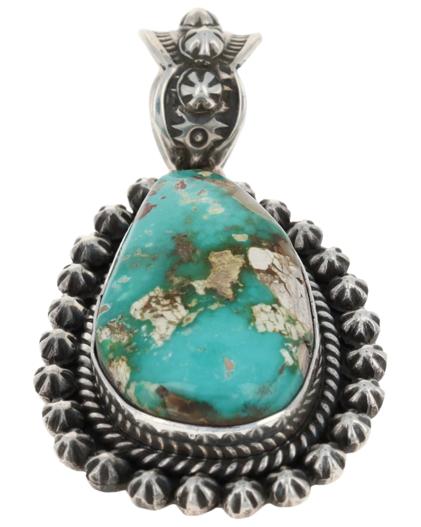 Pendentif en turquoise naturelle de Royston