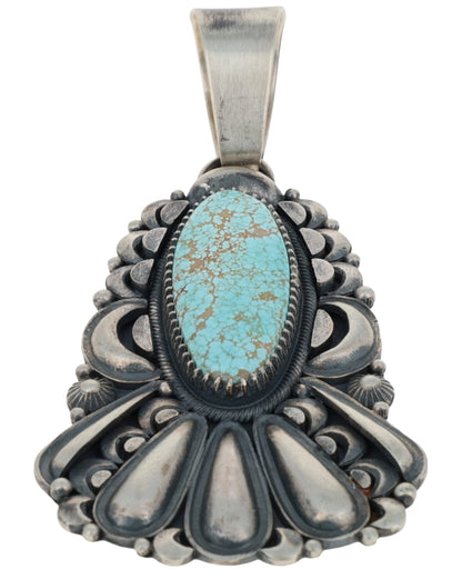 Natürlicher #8 Türkis Anhänger