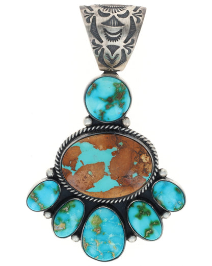 Natürlicher Royston-Band-Türkis-Anhänger