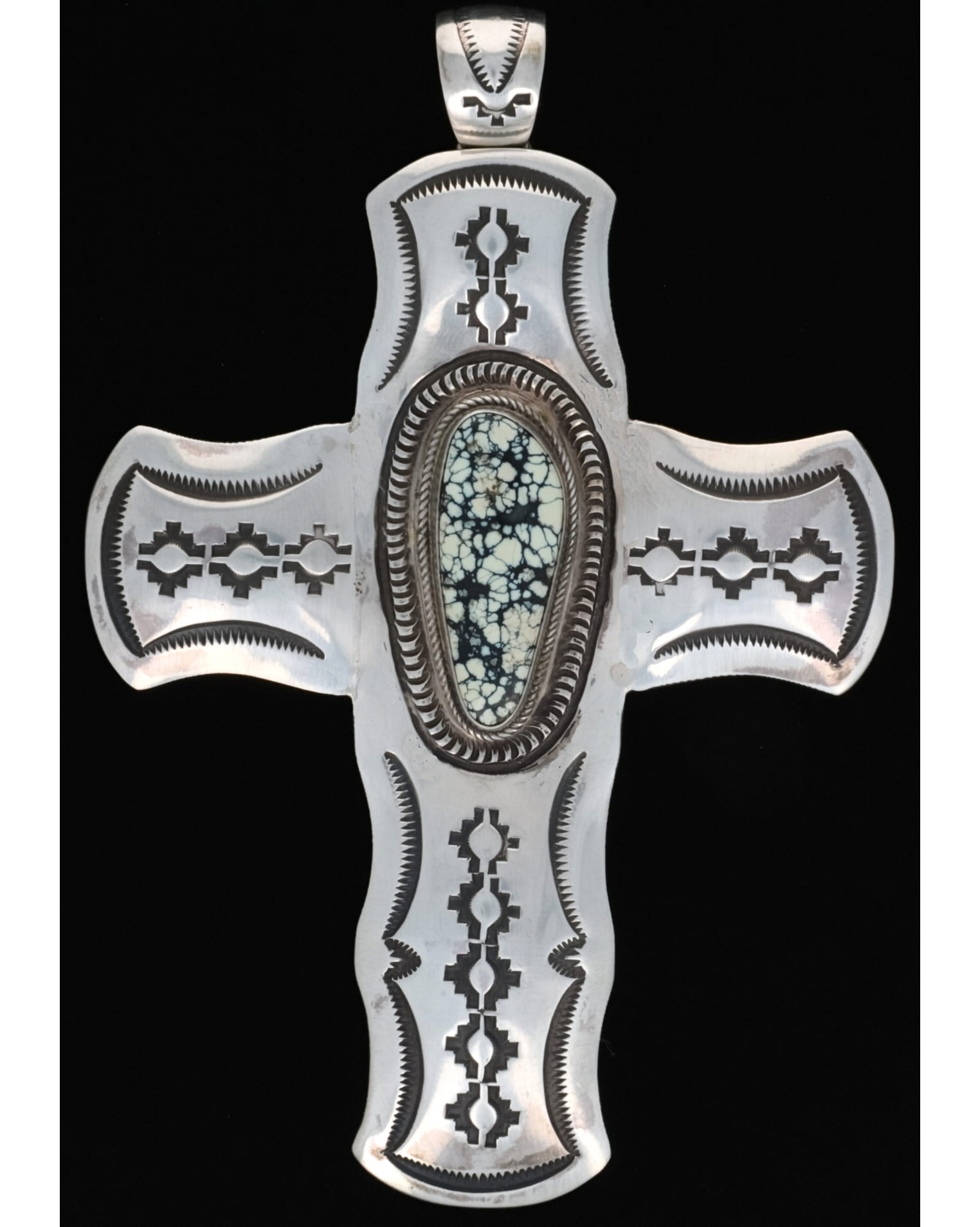 Nuovo Ciondolo a Croce Lander Variscite