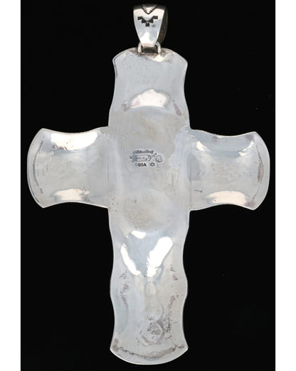 Nuovo Ciondolo a Croce Lander Variscite