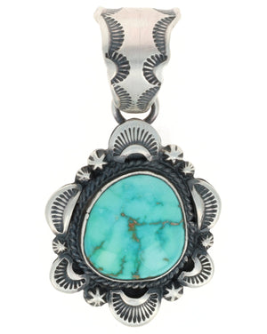 Pendentif turquoise naturel du lac Carico
