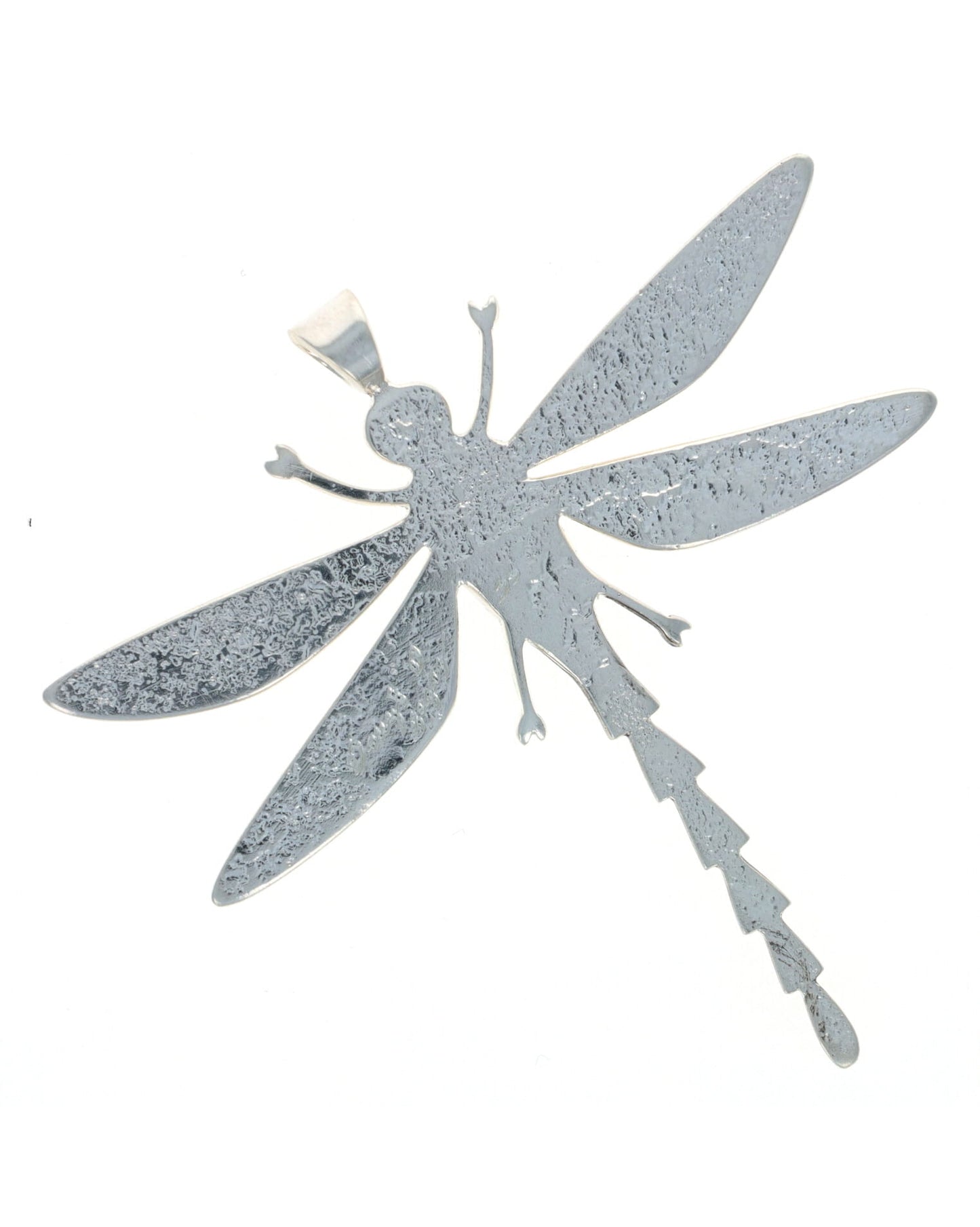 Dragonfly Pendant With High Grade Natural Lone Mountain Turquoise