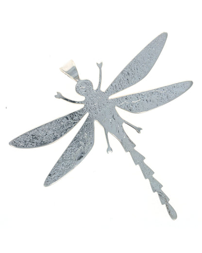 Dragonfly Pendant With High Grade Natural Lone Mountain Turquoise