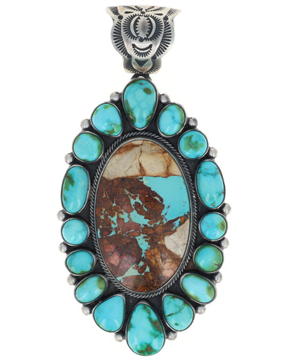 Turquoise Cluster Pendant