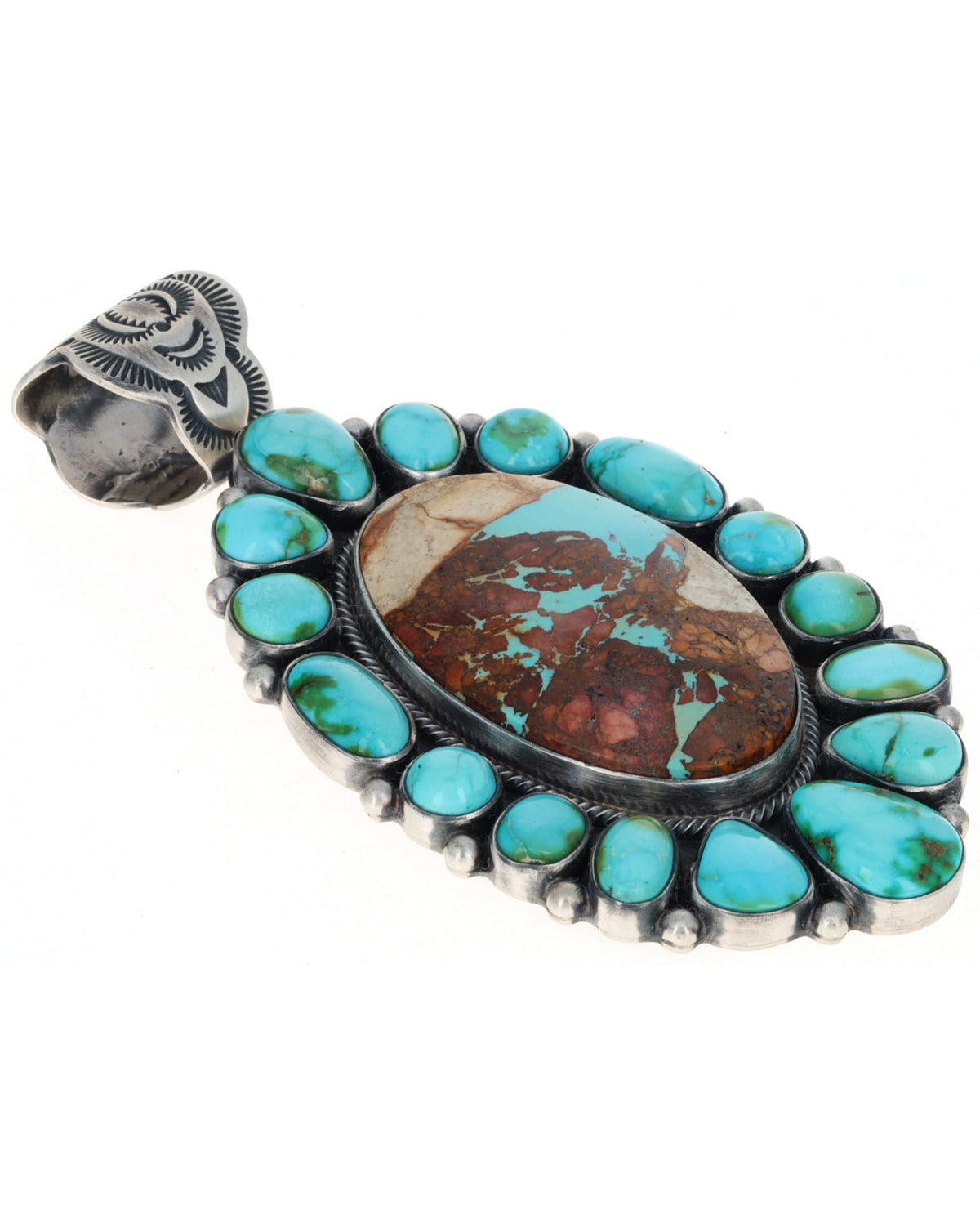 Turquoise Cluster Pendant
