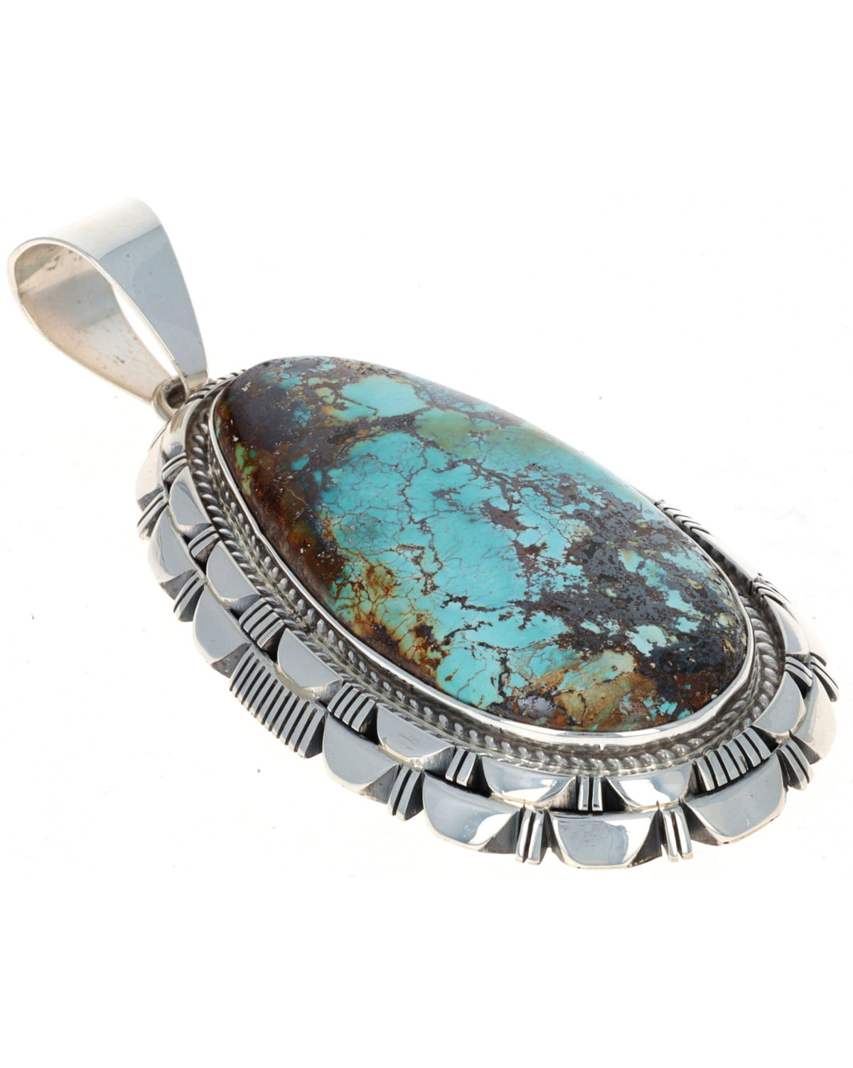 Natural Candelaria Turquoise Pendant