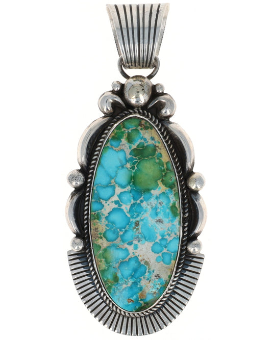 Natural Sonoran Gold Turquoise Pendant