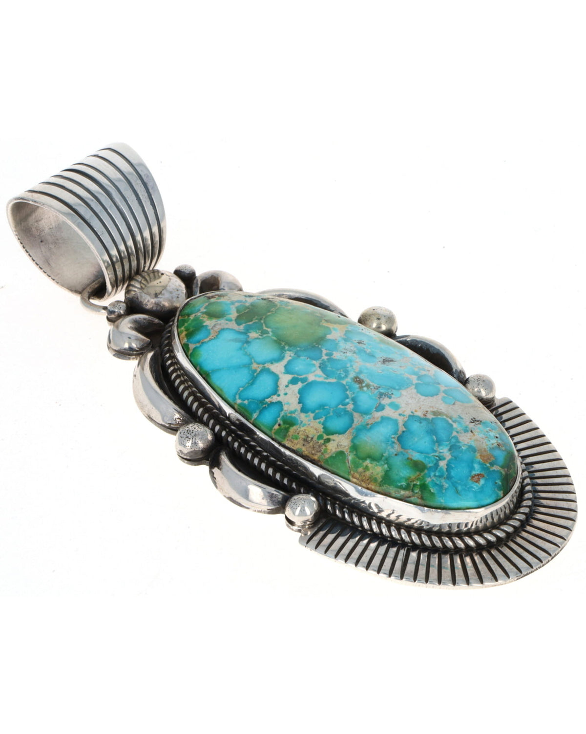 Natural Sonoran Gold Turquoise Pendant
