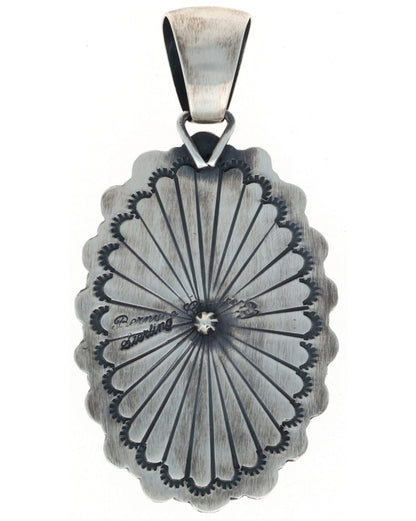 Natural Royston Boulder Turquoise Pendant