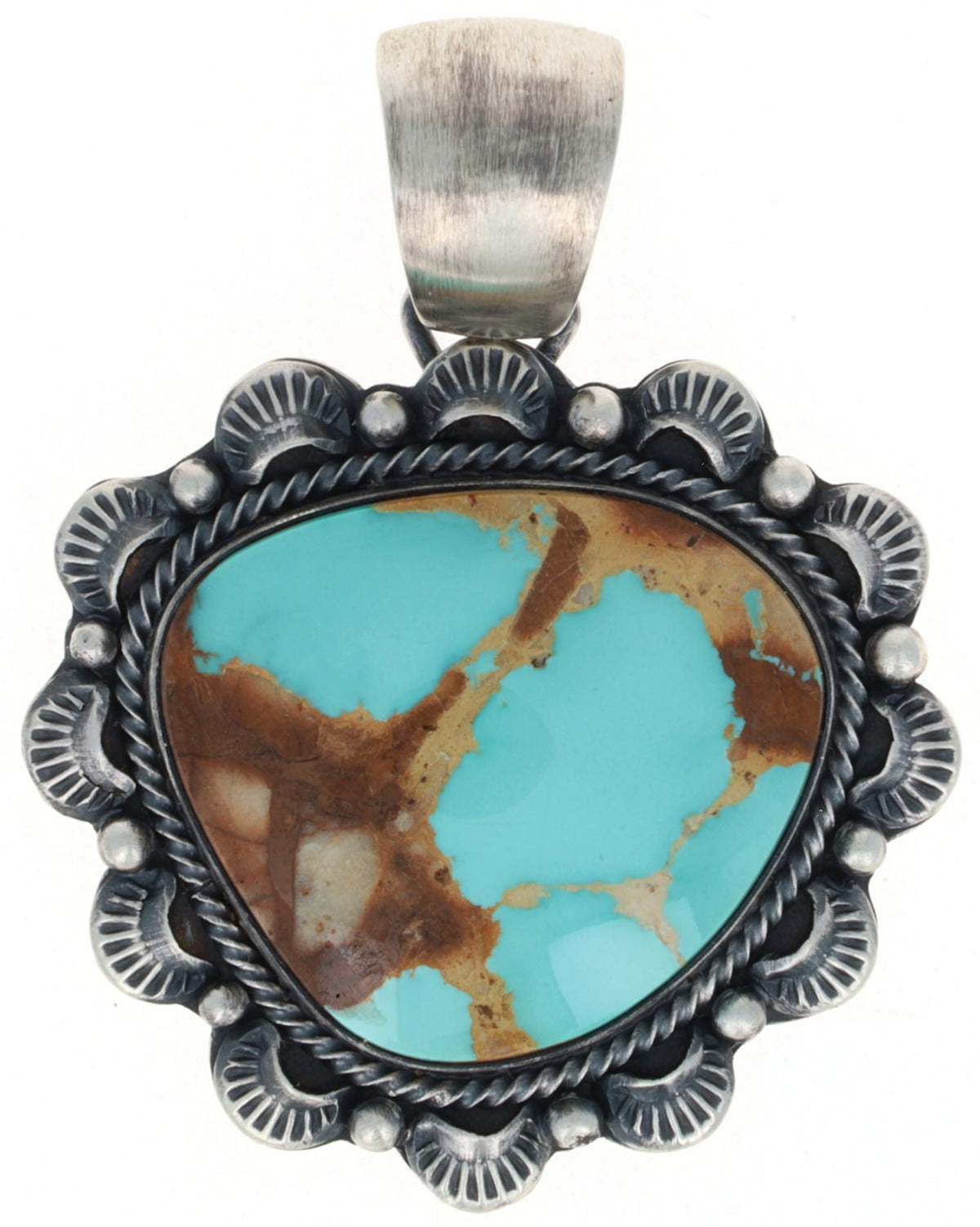 Natural Royston Turquoise Pendant