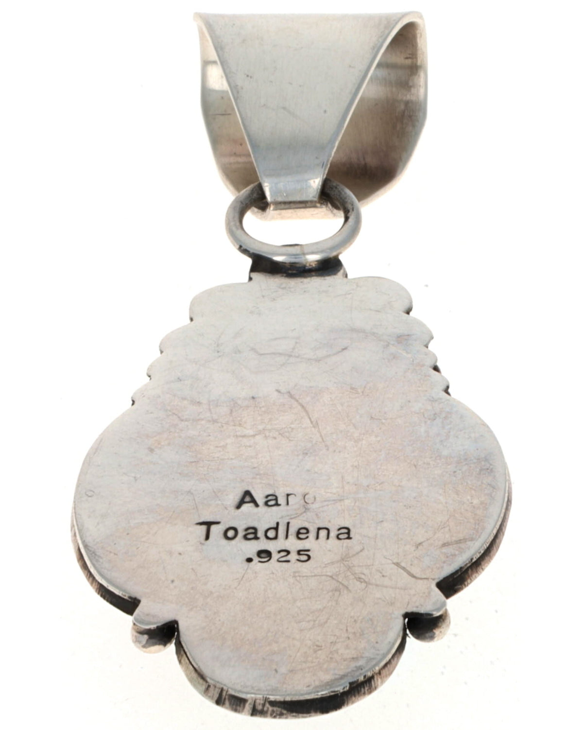 Natural Kingman Water Web Turquoise Pendant