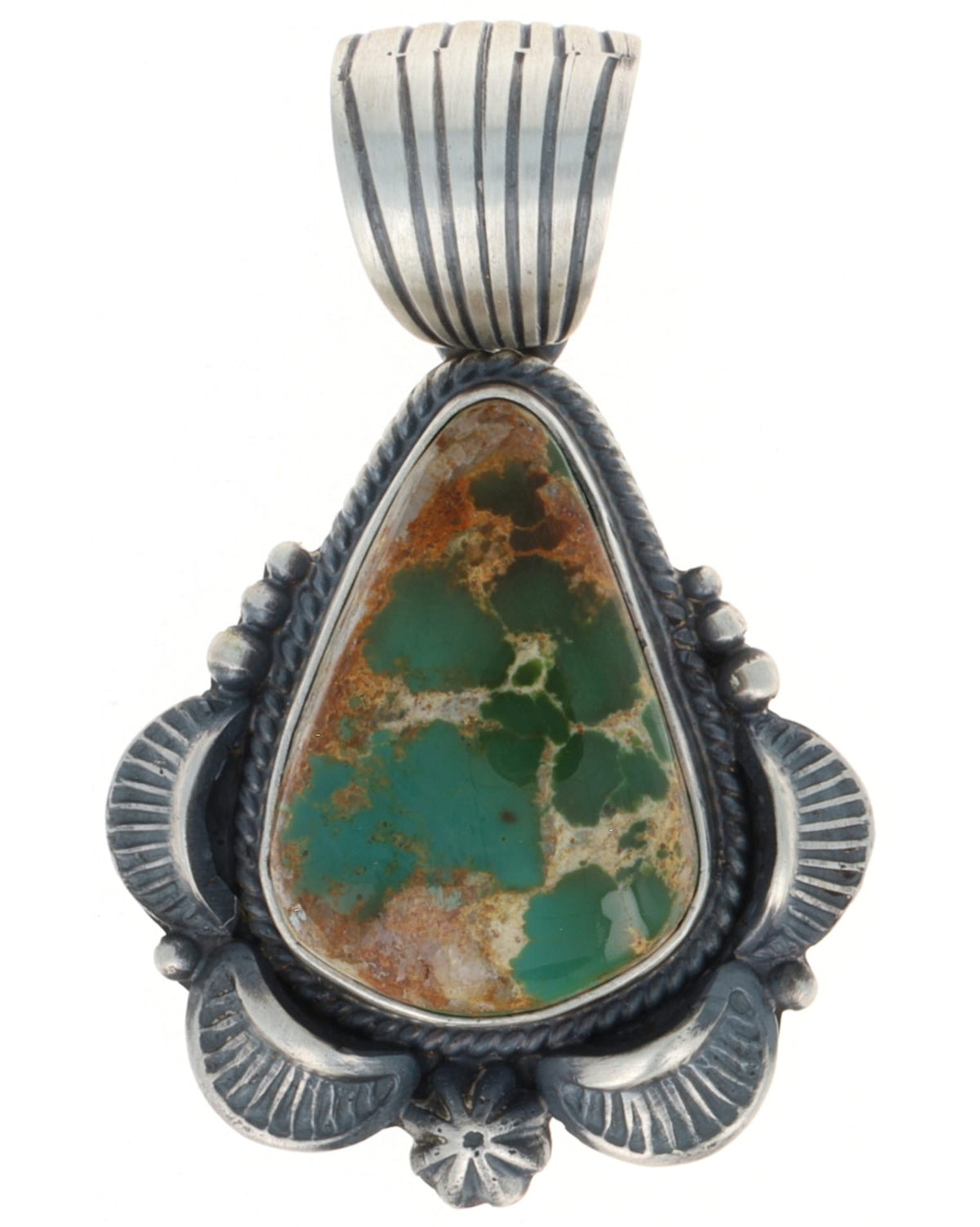 Natural Royston Turquoise Pendant