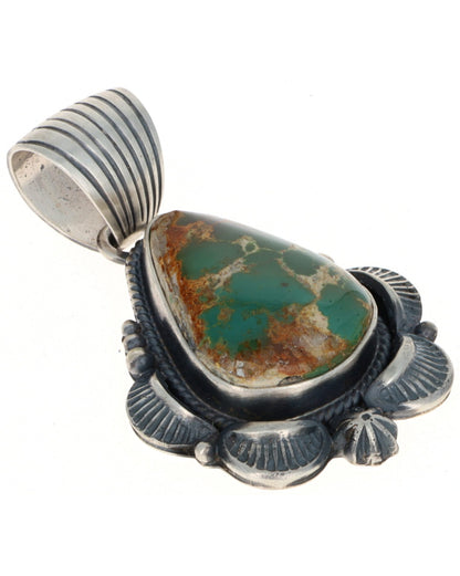 Natural Royston Turquoise Pendant