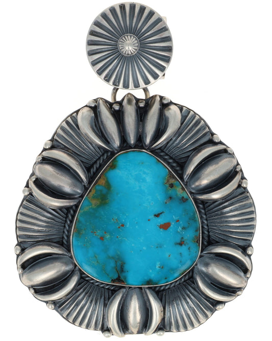 Natural Ithaca Peak Turquoise Pendant