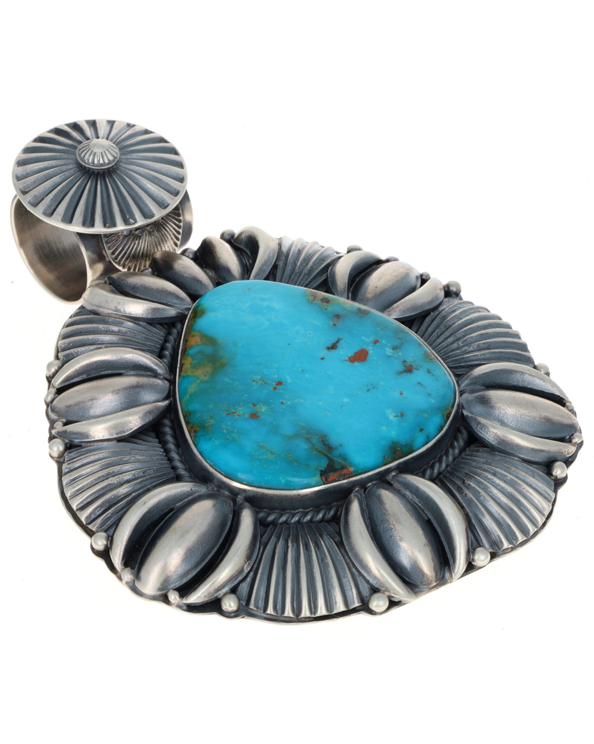 Natural Ithaca Peak Turquoise Pendant