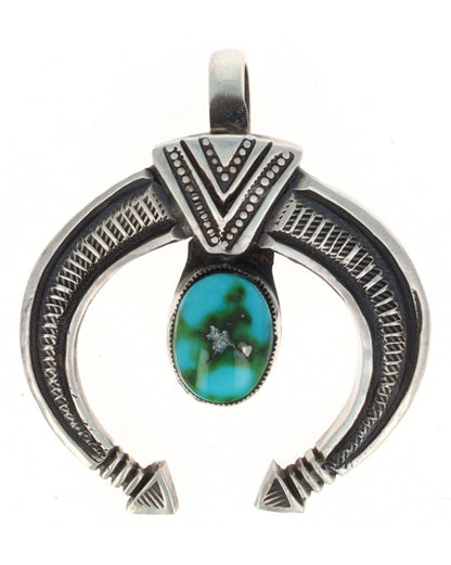 Petit Naja Pendant With Sonoran Mountain Turquoise