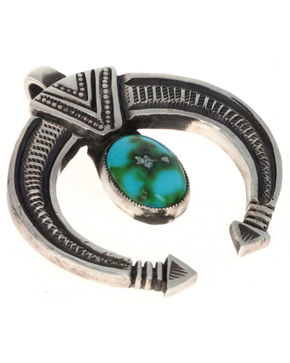Petit Naja Pendant With Sonoran Mountain Turquoise