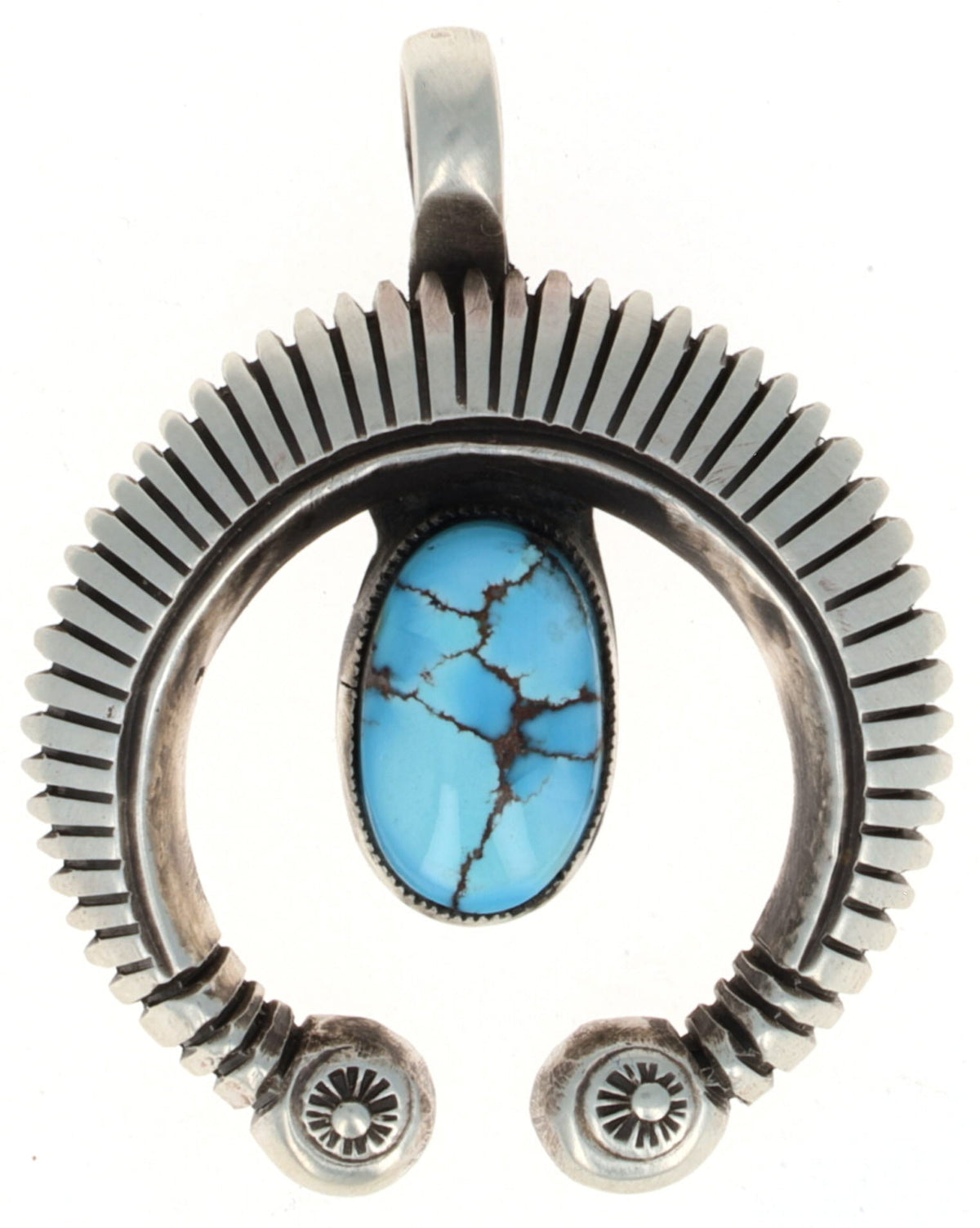 Petit Naja Pendant With Natural Golden Hill Turquoise