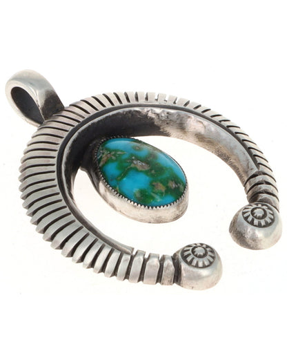 Petit Naja Pendant With Sonoran Mountain Turquoise